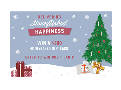 Honeybaked Holiday Happiness Sweepstakes