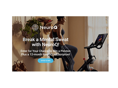 NeuroQ Peloton Sweepstakes