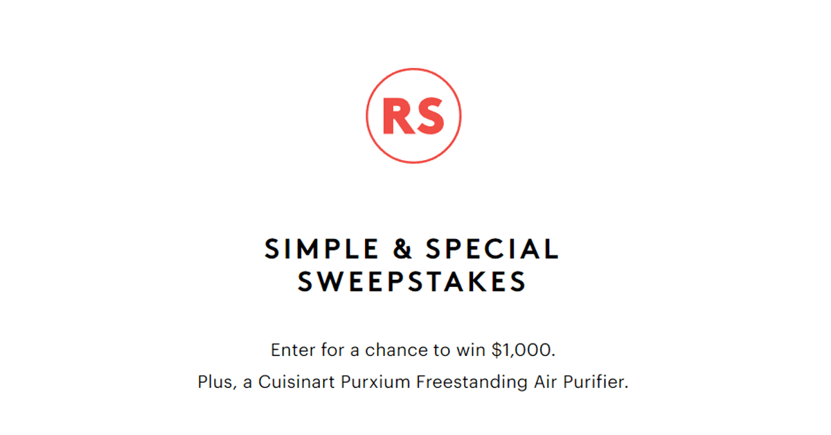 Win $1,000 plus a Cuisinart Purxium Freestanding Air Purifier