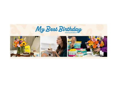 1-800-FLOWERS My Best Birthday Sweepstakes