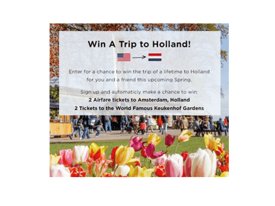 DutchGrown Holland Trip Giveaway