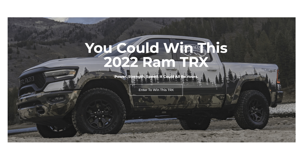 Sportsman's Warehouse Truck Sweepstakes