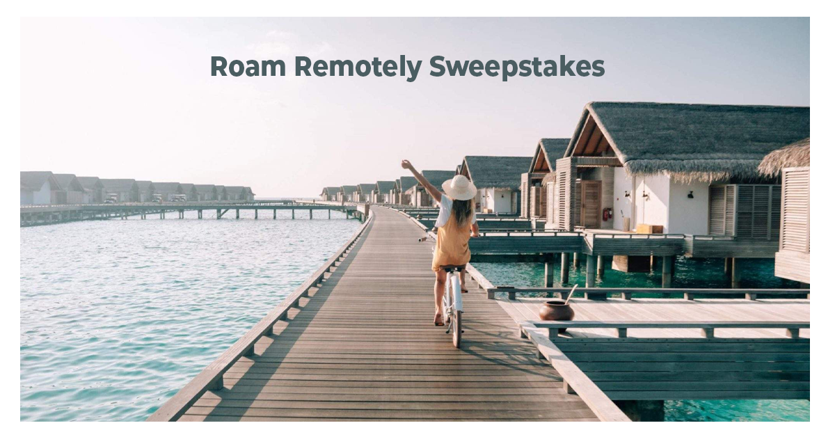 KAYAK 2022 Roam Remotely Sweepstakes