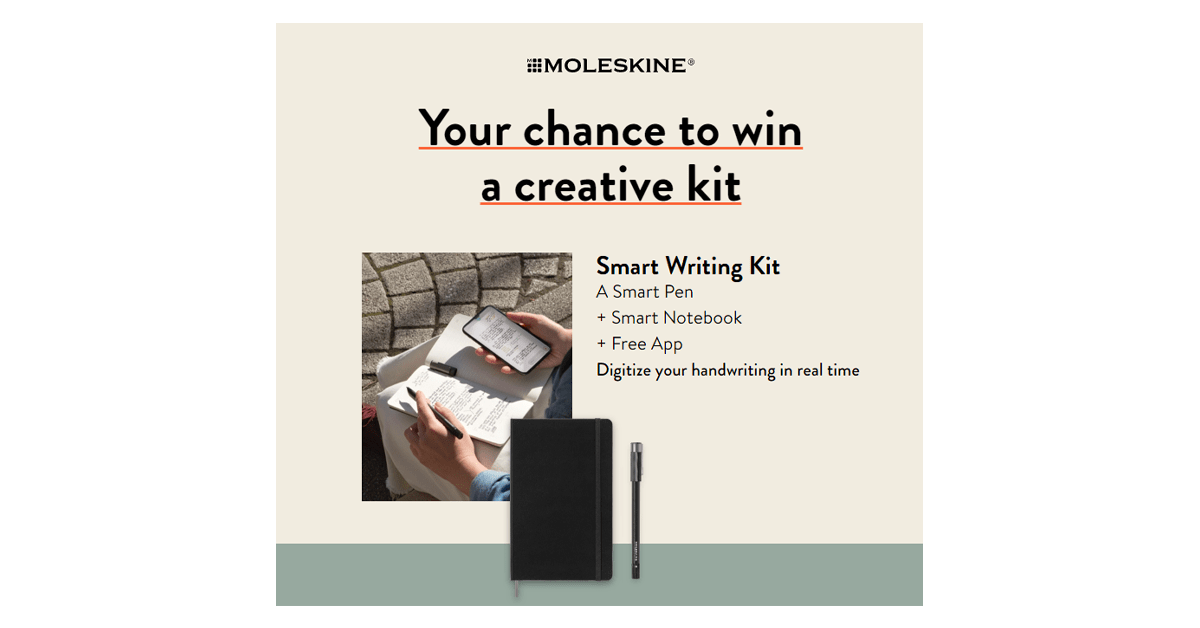 Moleskine Starter Pack Giveaway