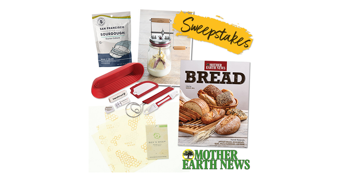 Mother Earth News Bread Baking Giveaway