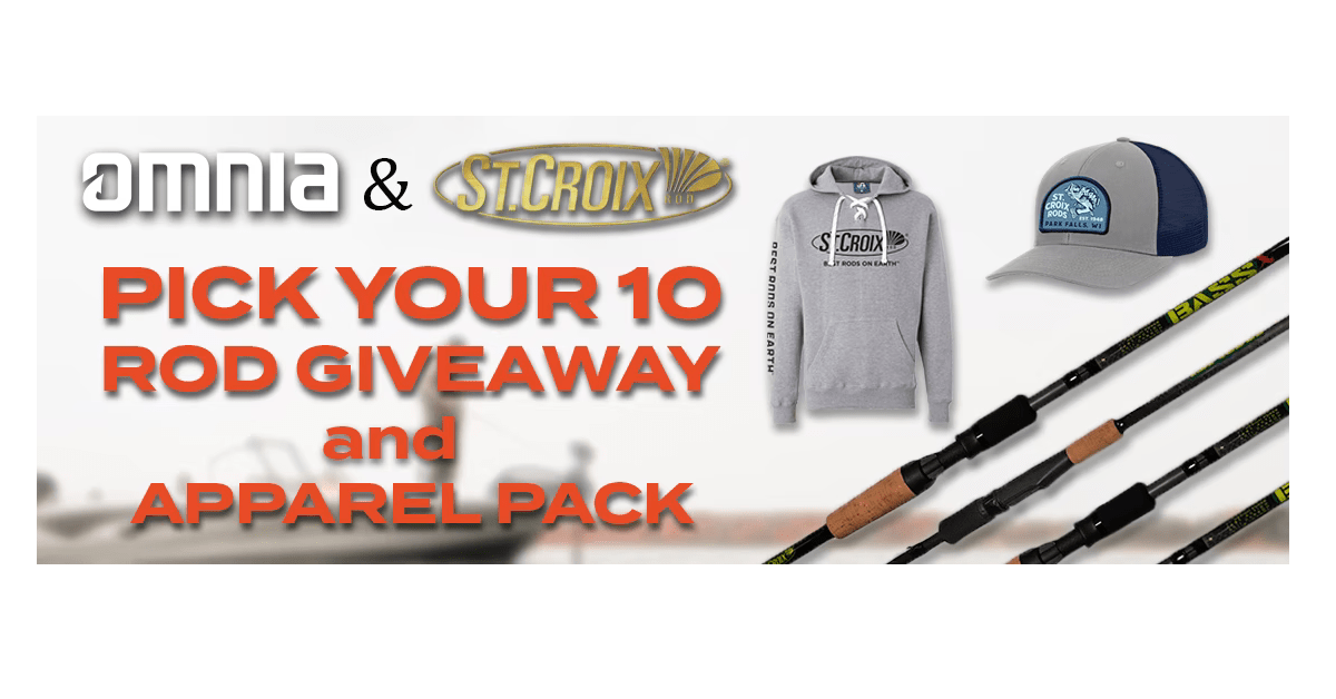 Omnia Fishing St. Croix Bass X Rod Sweepstakes