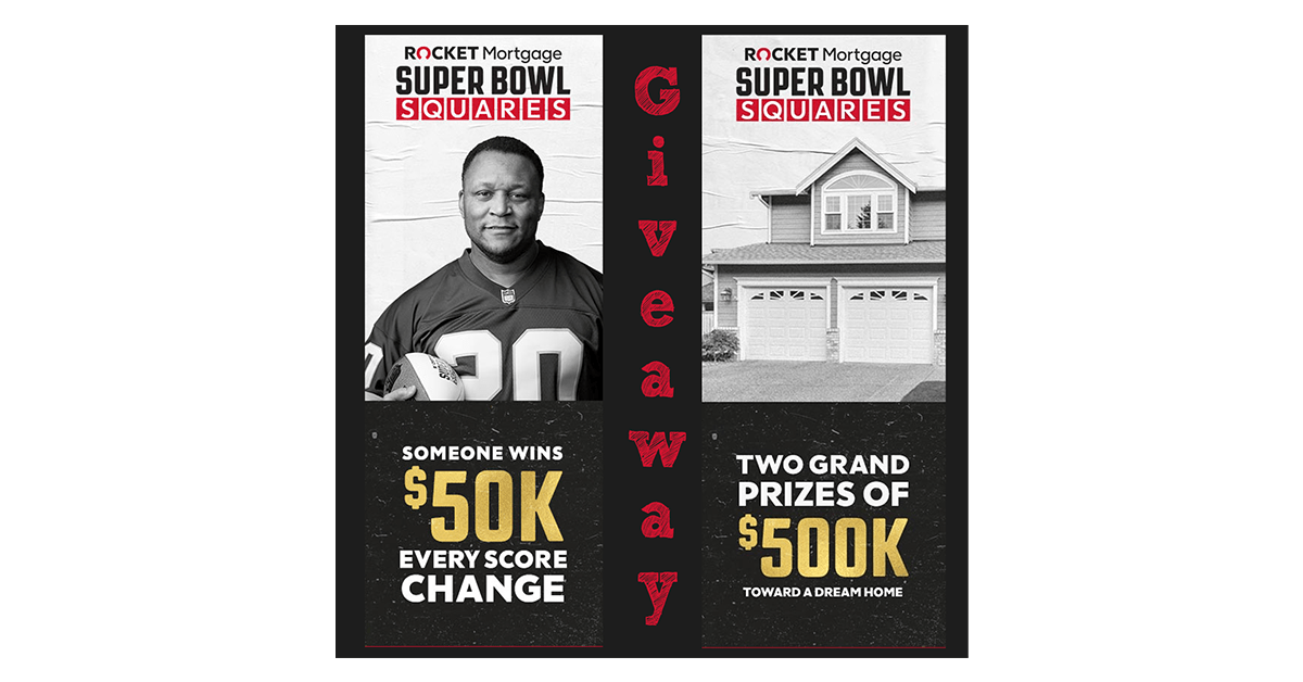Rocket Mortgage Super Bowl Sweepstakes