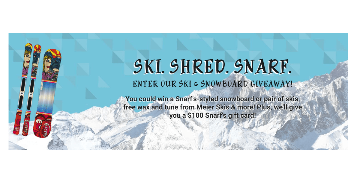 Snarf's Sandwiches SnarfBoard Sweepstakes