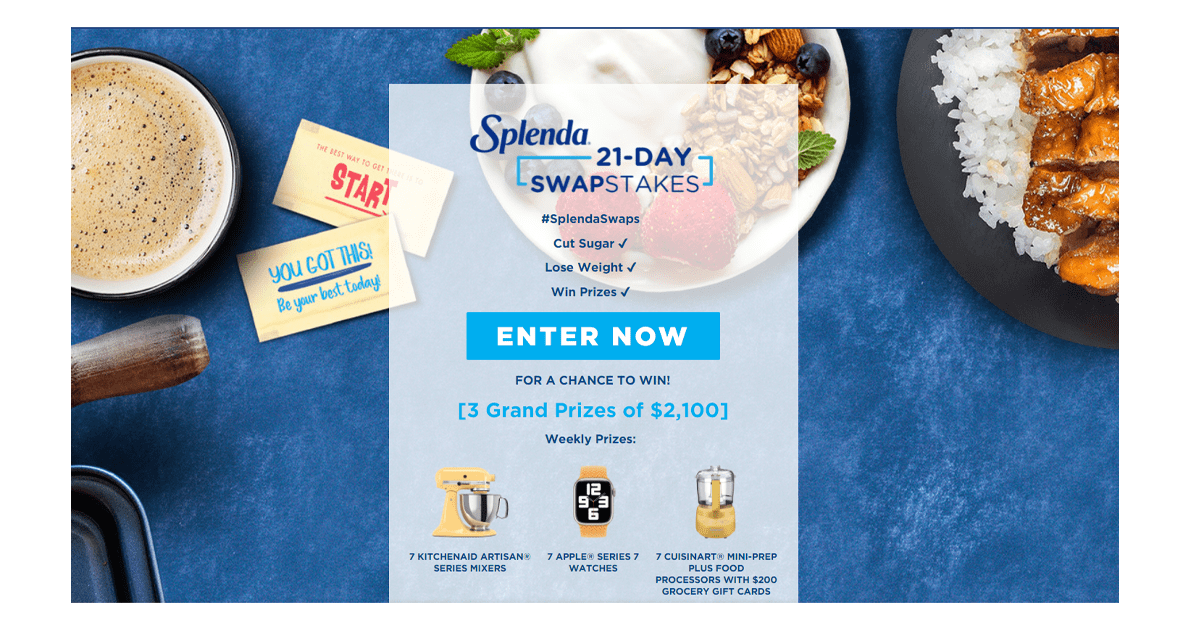 SPLENDA 21-Day Swapstakes