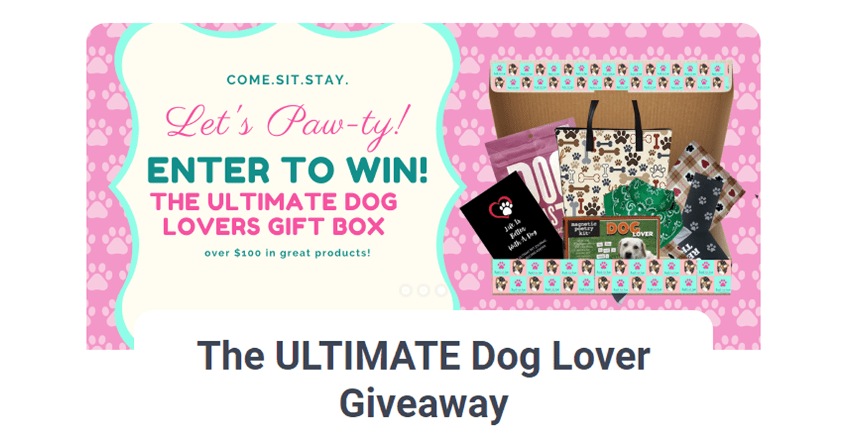 The ULTIMATE Dog Lover Giveaway