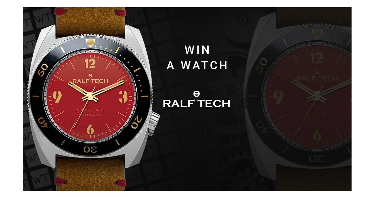 WorldTempus Win a RALF TECH watch Sweepstakes
