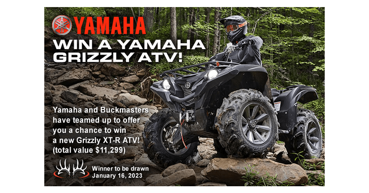 Buckmasters Yamaha Grizzly ATV Giveaway