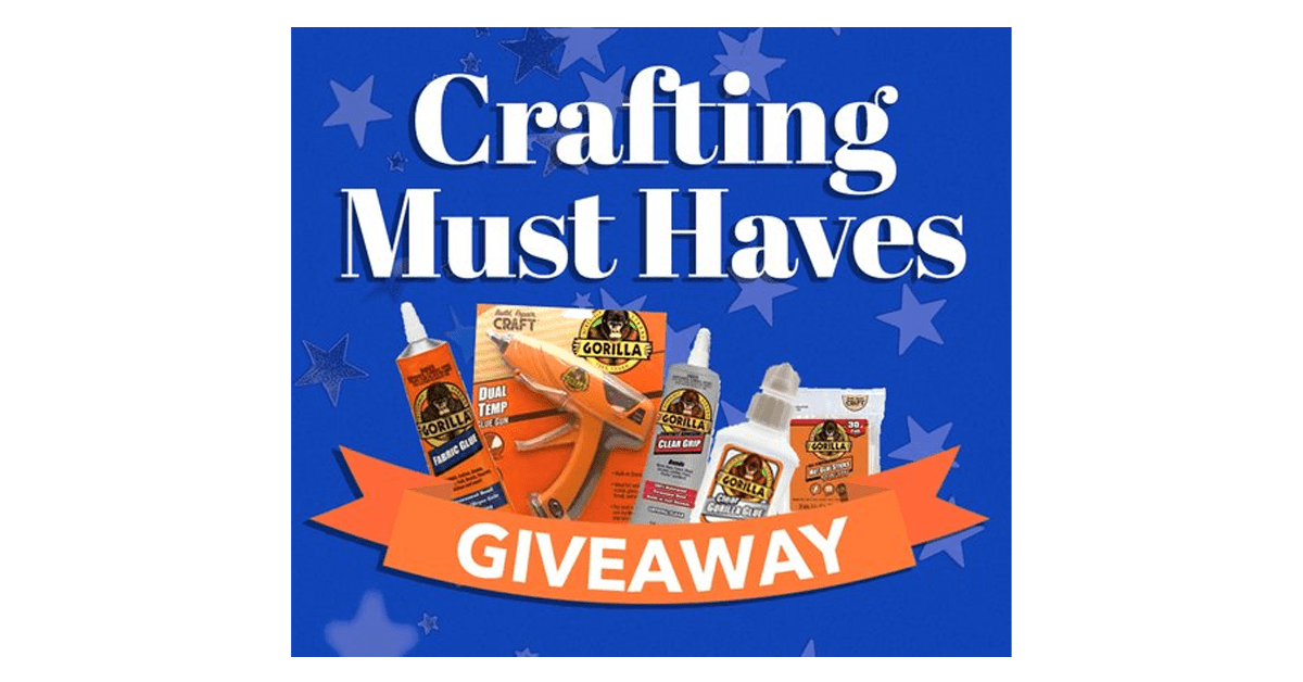 Gorilla Glue Craft Supplies Giveaway