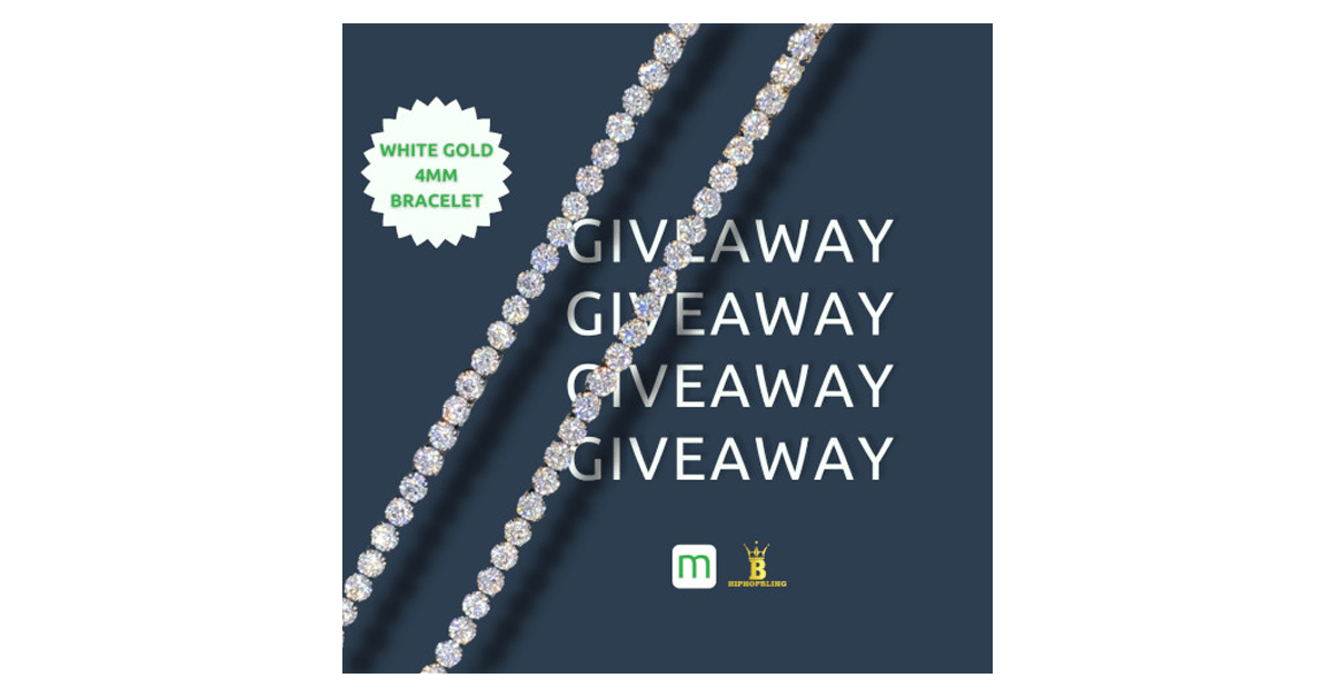 Win a White Gold 4MM Tennis Bracelet