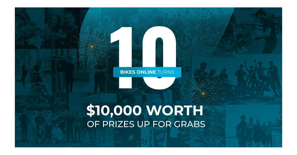 Bikes Online Turns 10 Sweepstakes