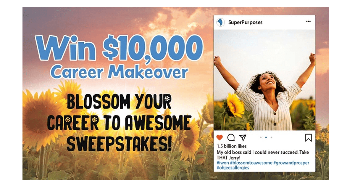 Career Makeover Blossom Your Career To Awesome Sweepstakes