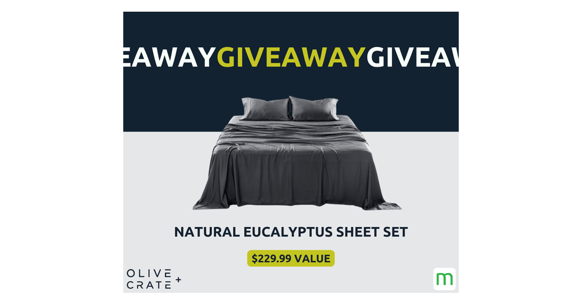Natural Eucalyptus Sheet Set Giveaway