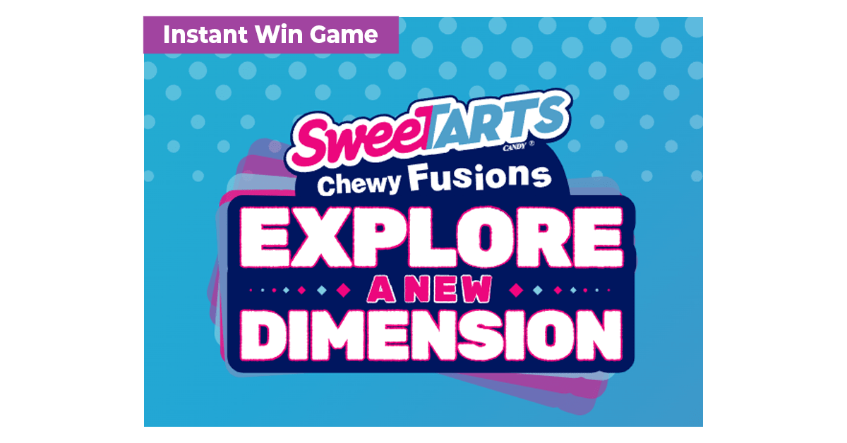 SweeTARTS Chewy Fusion Instant Win Game