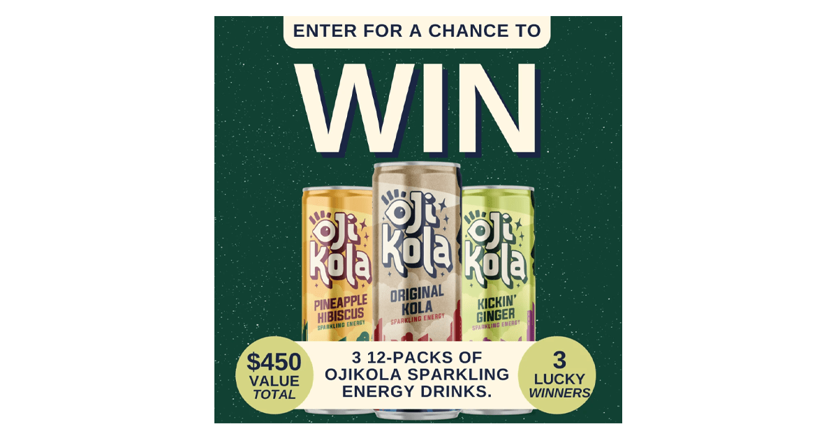 Oji Kola Sparkling Energy Drinks Giveaway