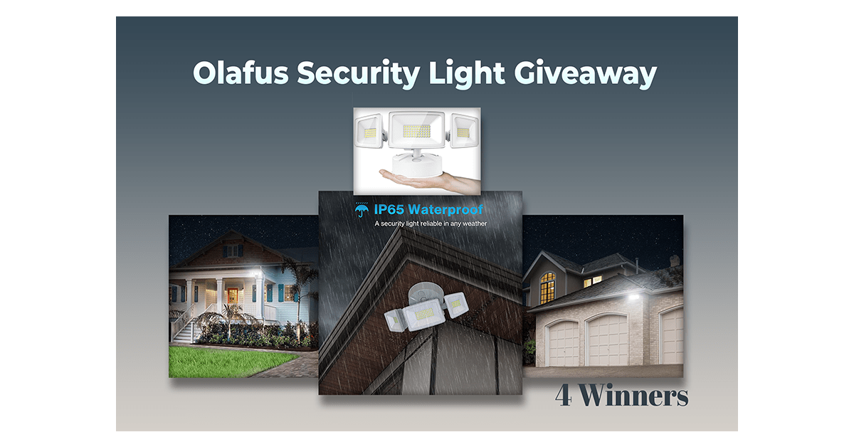 Olafus Security Light Giveaway