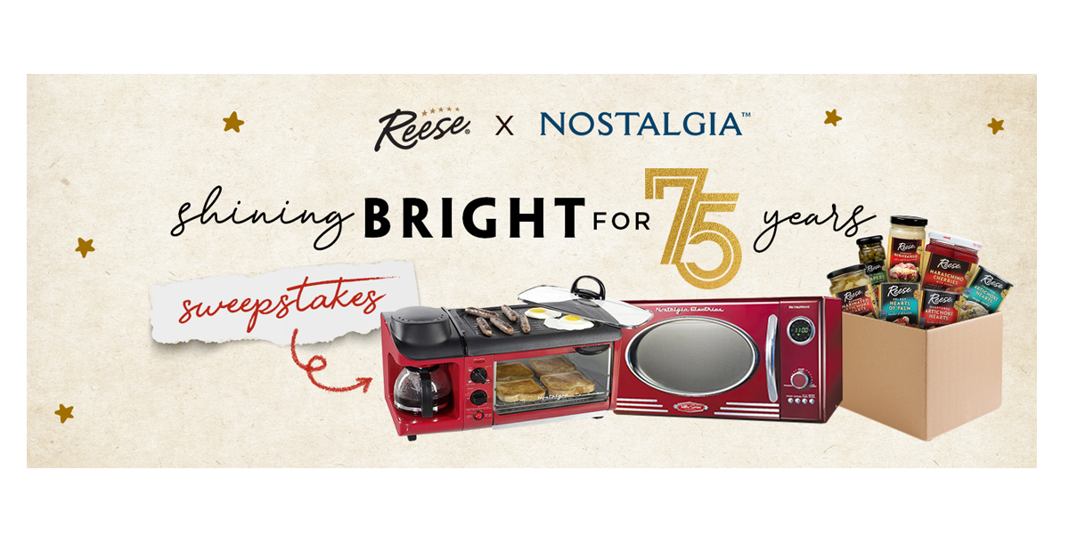 Reese Shining Bright 75 Years Sweepstakes