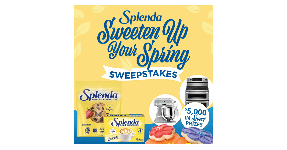Splenda Sweeten Up Your Spring Sweepstakes