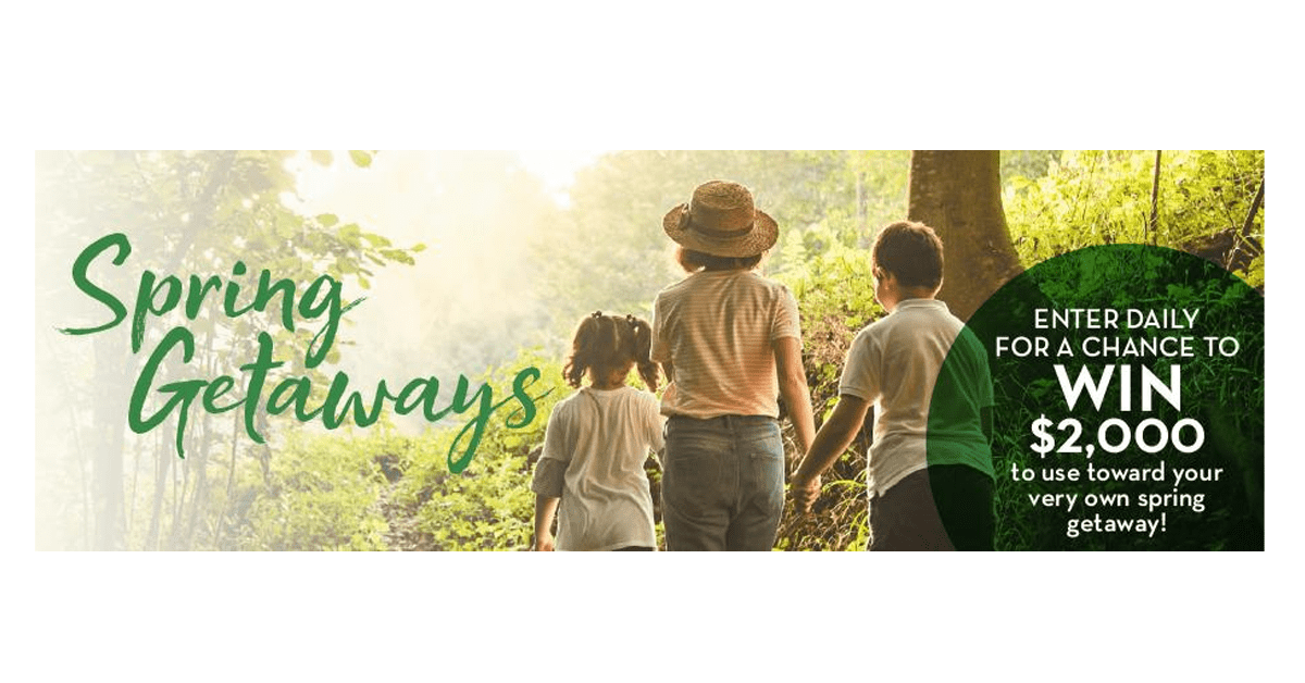 Spring Getaways Sweepstakes