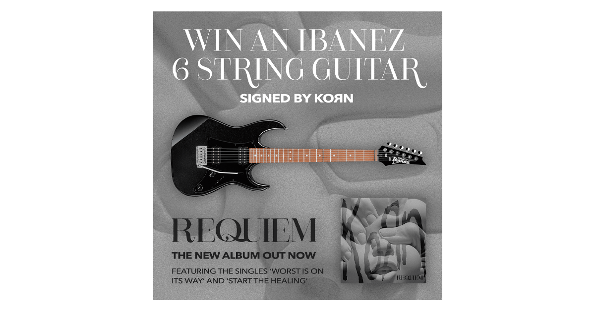 KORN Requiem Signed Guitar Giveaway