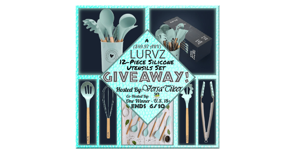 Lurvz 12-Piece Silicone Utensils Set Giveaway