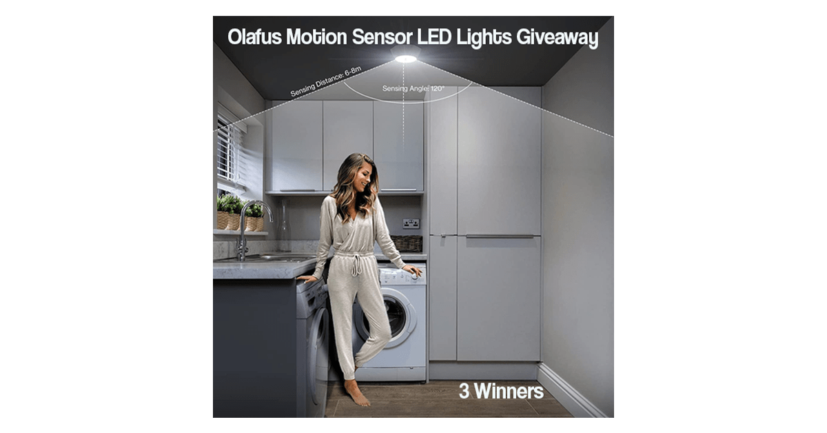 Olafus Motion Sensor LED Lights Giveaway