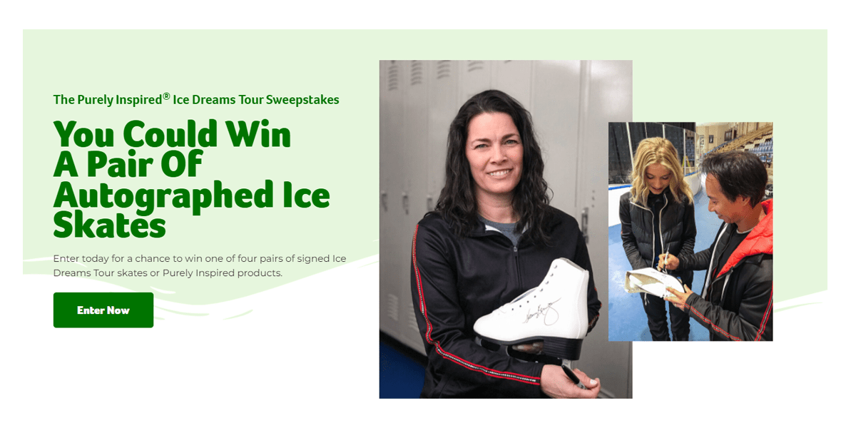 The Purely Inspired Ice Dreams Tour Sweepstakes