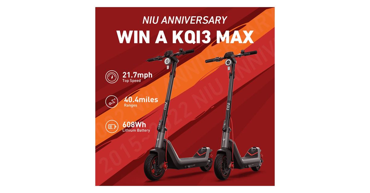 NIU Anniversary Giveaway