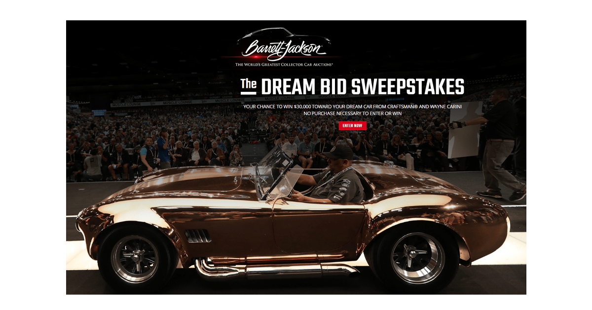 The Dream Bid Sweepstakes