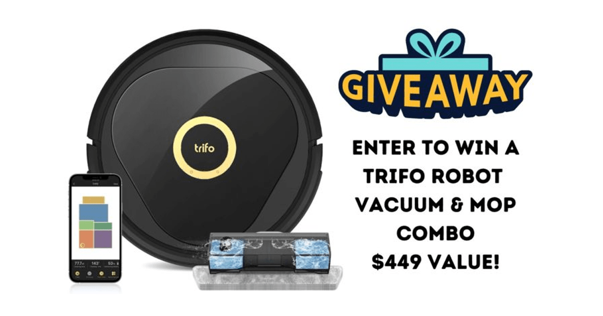 Win a Trifo Lucy Ultra Robot Vacuum + Mop Combo