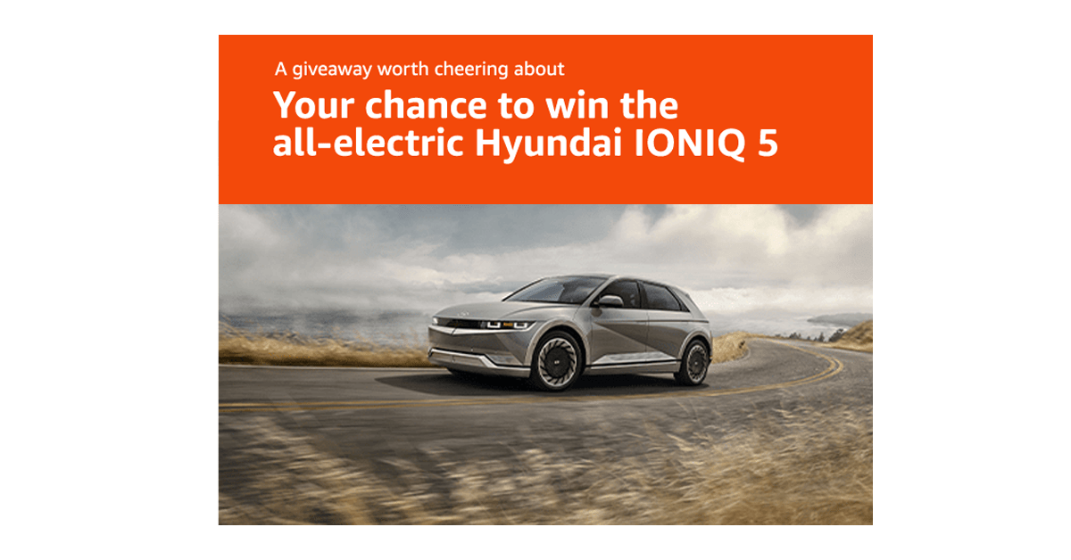 Amazon Holiday Vehicle Giveaway