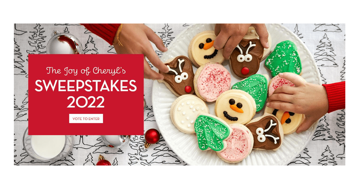 Joy of Cheryl’s Sweepstakes