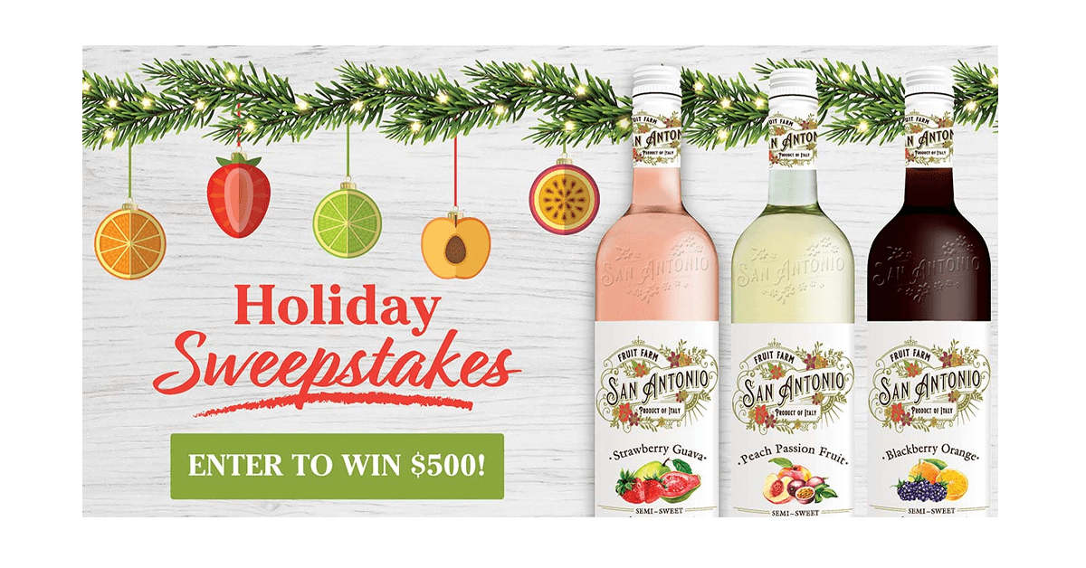 San Antonio Fruit Farms Holiday Sweepstakes