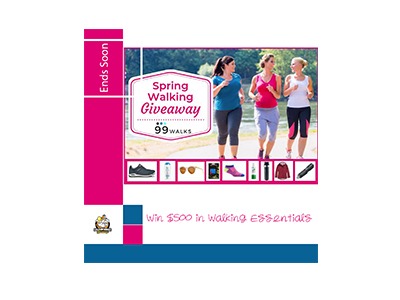 Win $500 in Walking Essentials