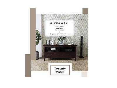 SONGMICS TV Console Giveaway