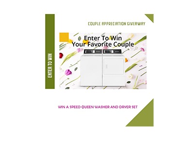 Win a Speed Queen Washer & Dryer