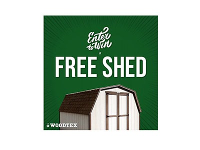 Win a Woodtex Shed