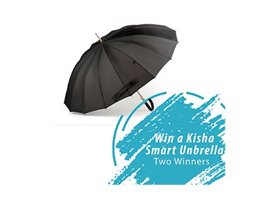 Win a Kisha Smart Umbrella