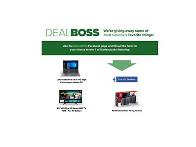 DealBoss Favorite Things Sweepstakes