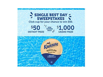 Kaukauna Cheese Instant Win Game