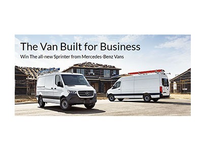 Win a Mercedes-Benz Sprinter Van