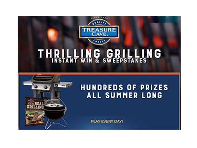 Treasure Cave Instant Win Sweepstakes