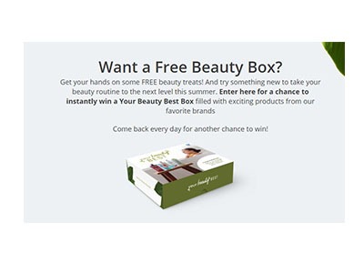 Best Beauty Instant Win game