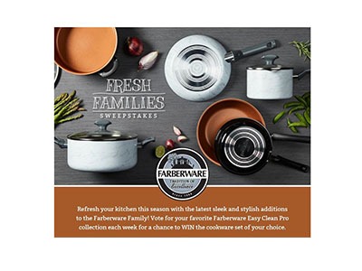Farberware Fresh Families Sweepstakes