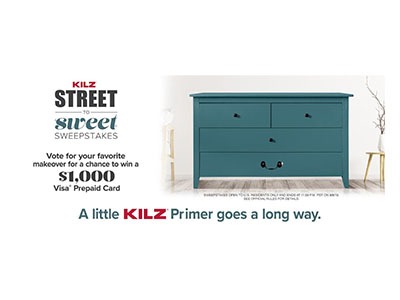 KILZ Street to Sweet Sweepstakes
