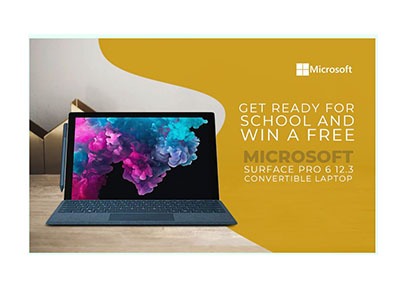 Win a Microsoft Surface Pro Laptop